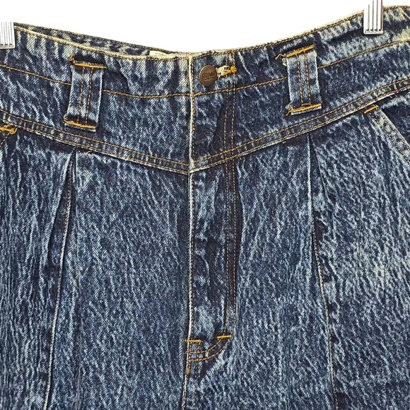 Vintage NWT Stefano World Wide 80's Acid Wash Yoke Front Baggy Jeans NWT Size 18 - Picture 3 of 12